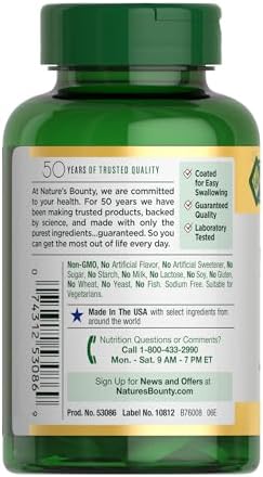 Nature’s Bounty Magnesium 500mg Tablets