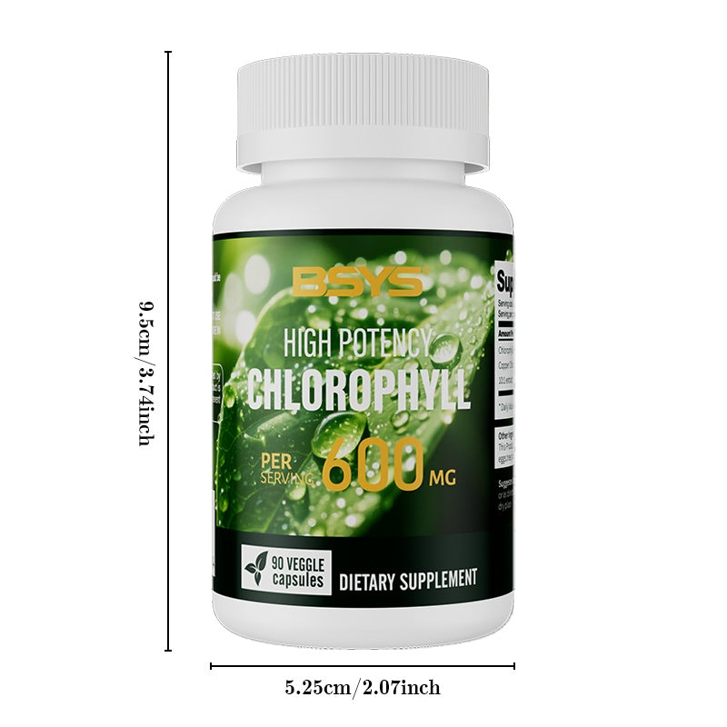 BSYS Chlorophyll Capsules  Fat Metabolism Detox Supplemen