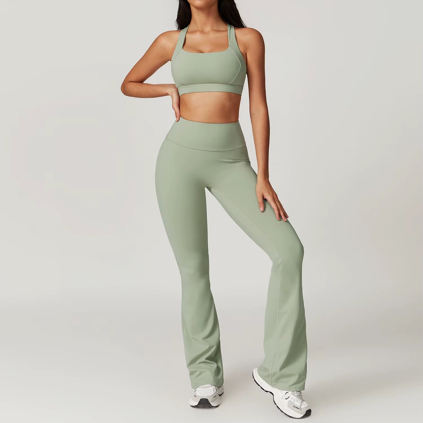 2Pcs Sports Suit Women Fitness Tracksuit Workout Suit Female Sportswear Quick-Drying Yoga Clothing Gym Yoga Set Women