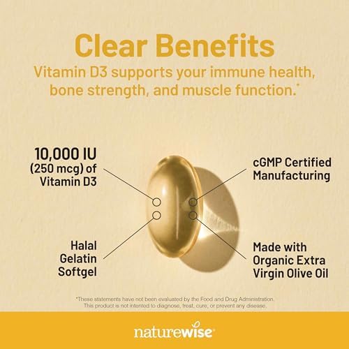 Vitamin D3 5000 IU – Immune & Bone Support