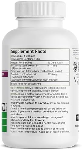 Bronson Liver Health Support – Milk Thistle