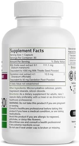Bronson Liver Health Support – Milk Thistle