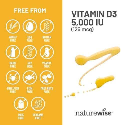 Vitamin D3 5000 IU – Immune & Bone Support
