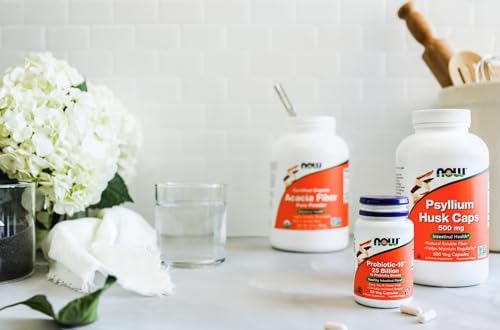 NOW Foods Psyllium Fiber Capsules