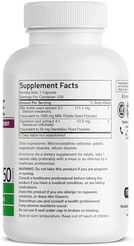 Bronson Liver Health Support – Milk Thistle