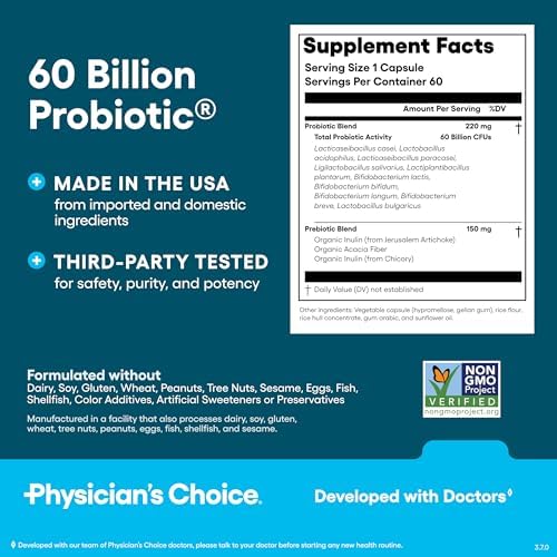 Physician's Choice Probiotics 60B CFU