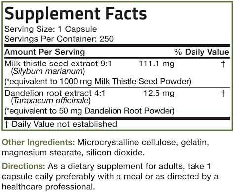 Bronson Liver Health Support – Milk Thistle