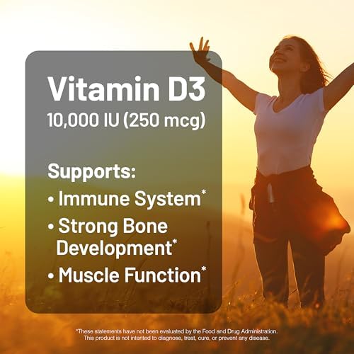 Vitamin D3 5000 IU – Immune & Bone Support