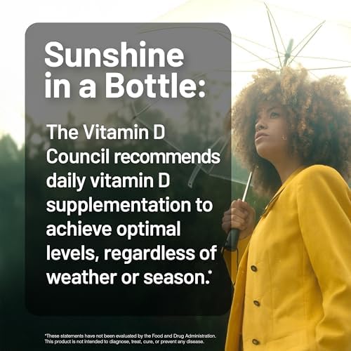 Vitamin D3 5000 IU – Immune & Bone Support