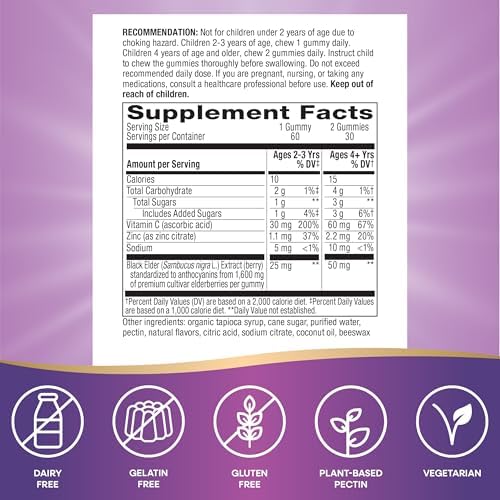Nature’s Way Sambucus Elderberry Gummies