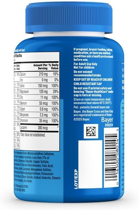 One A Day Men’s Daily Multivitamins – 200 Count