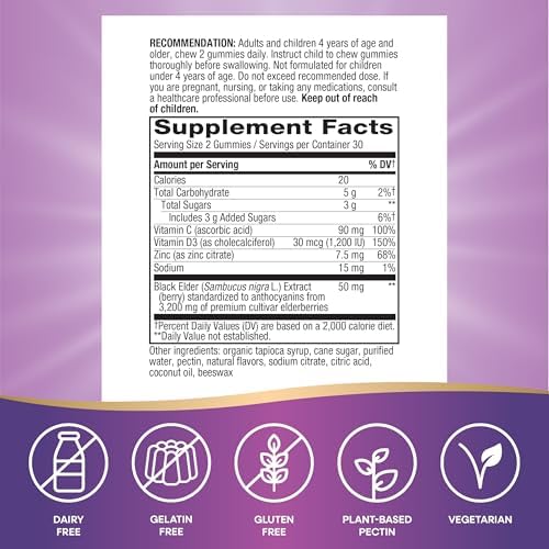 Nature’s Way Sambucus Elderberry Gummies