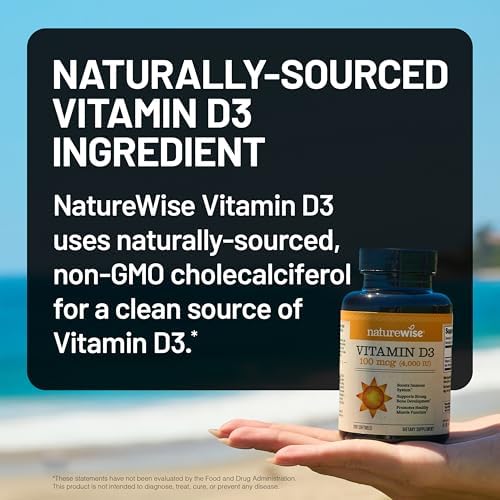 Vitamin D3 5000 IU – Immune & Bone Support