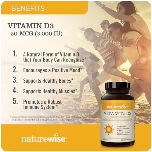 Vitamin D3 5000 IU – Immune & Bone Support