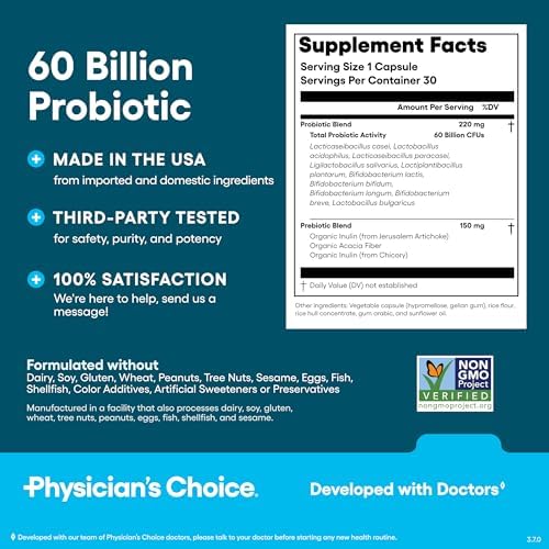 Physician's Choice Probiotics 60B CFU