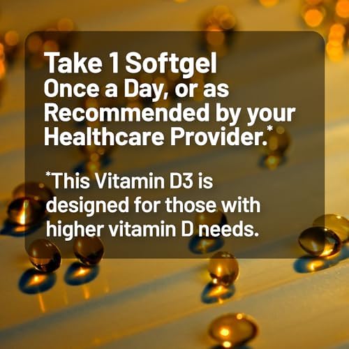 Vitamin D3 5000 IU – Immune & Bone Support