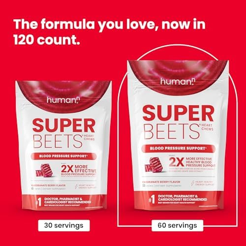 Humann SuperBeets Heart Chews – Pomegranate Berry