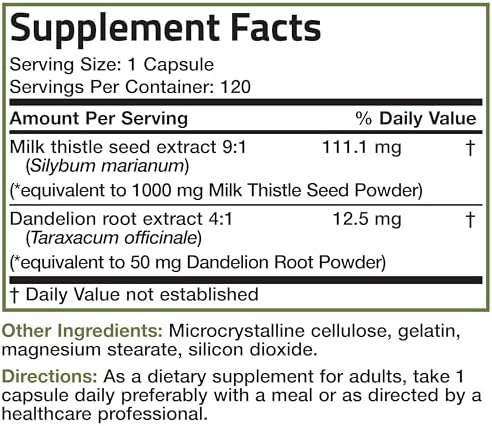 Bronson Liver Health Support – Milk Thistle