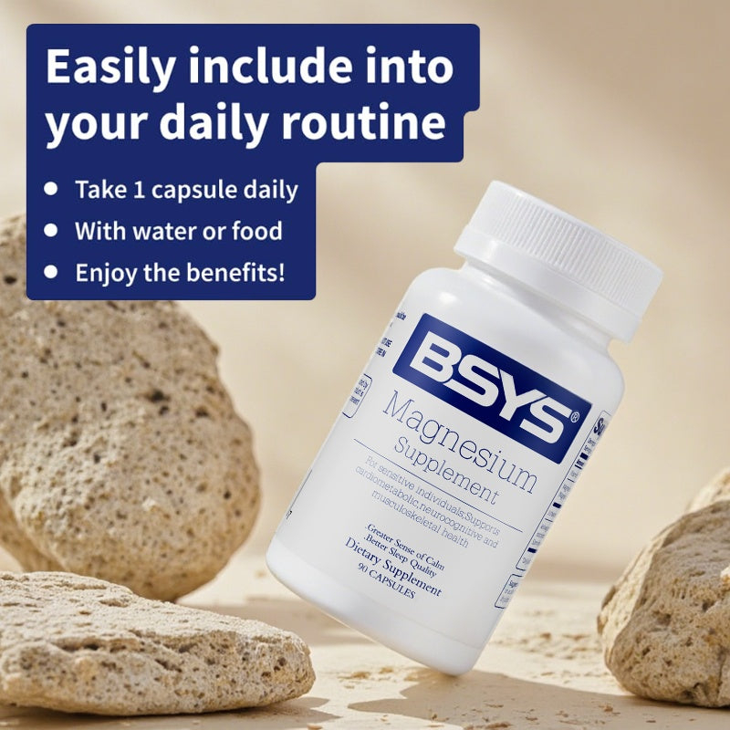 BSYS Magnesium Sleep & Anxiety Relief Supplement
