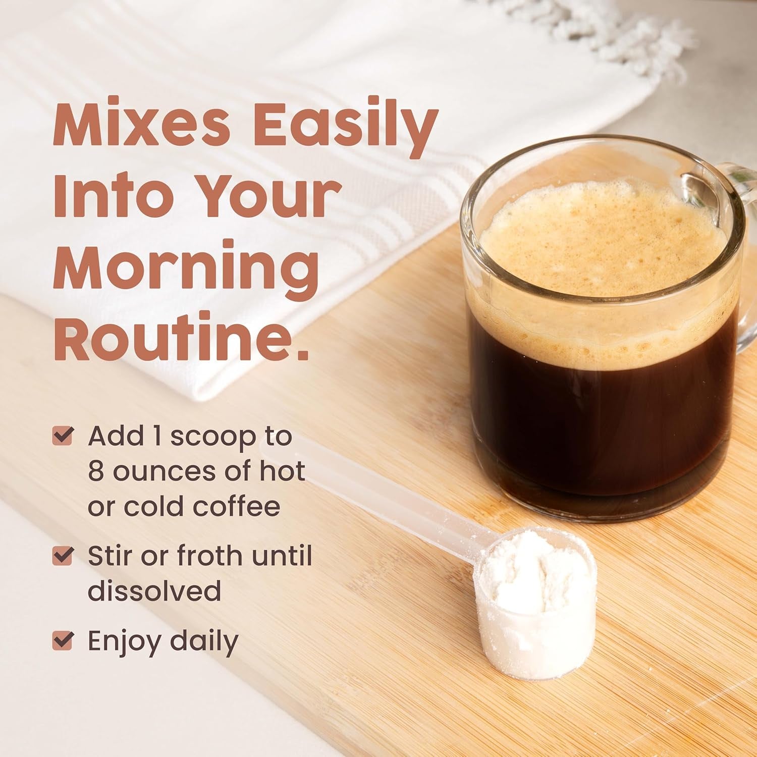 Keto Coffee Creamer Powder Vanilla Chai — Keto-Friendly, Non-Dairy & Low Sugar Creamer. Made with Grass-Fed Collagen Protein Powder, MCT Oil & Monk Fruit. Soy & Gluten Free (7.1 OZ)