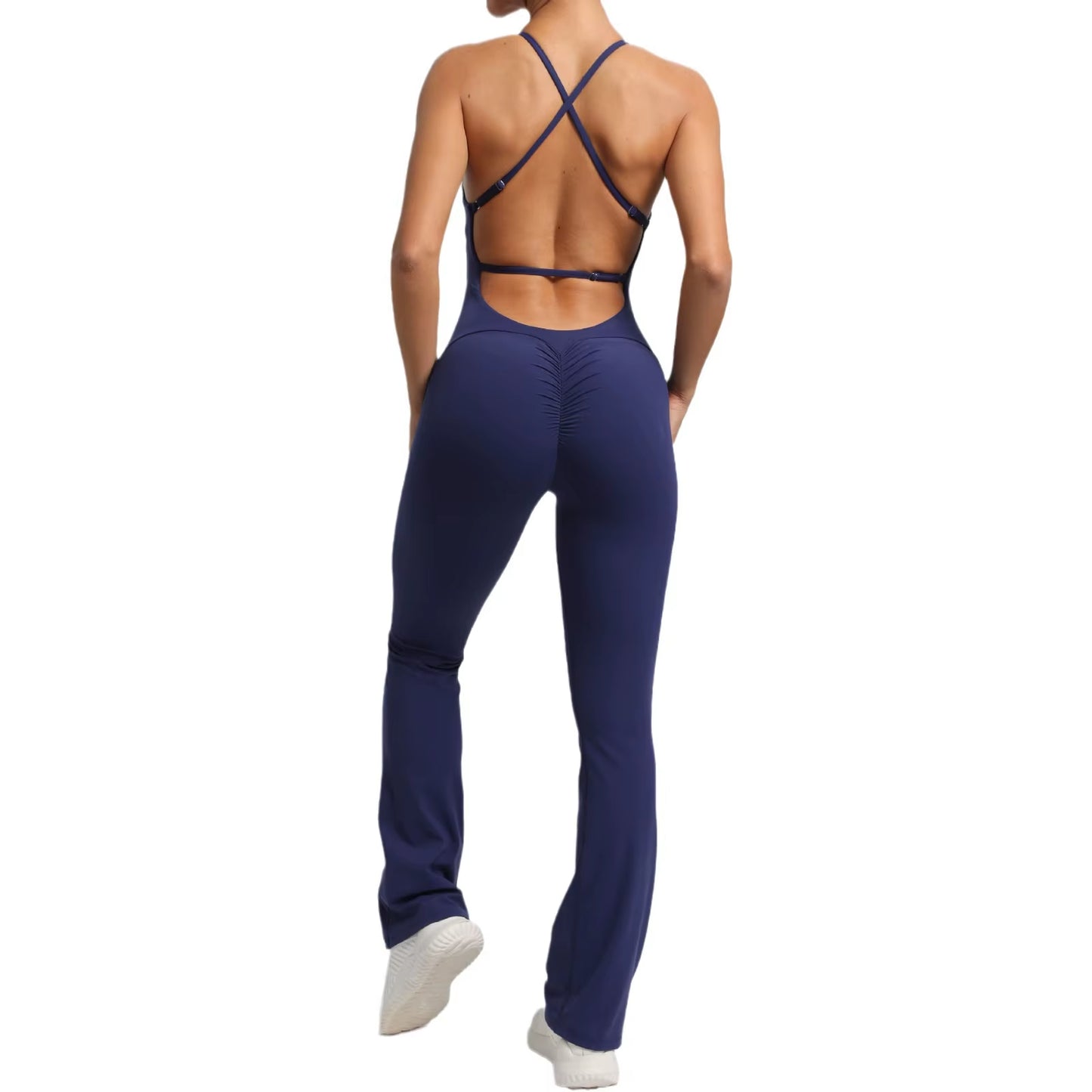 Sexy Bodysuit Gym Clothes Women V-Back Yoga Suit Sportswear Gym Jersey Camping Yoga Suit One-Piece Training Suit Yoga Suit
