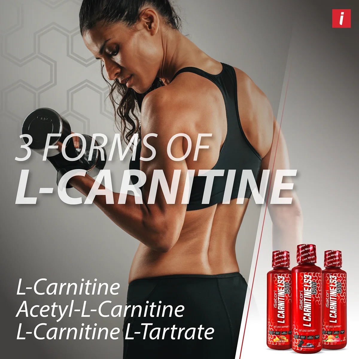 L-Carnitine LS3 Concentrated Liquid Metabolic Enhancer and Energy Booster - Health and Fitness - Keto Friendly - Stimulant Free - Pink Lemonade 1500Mg (32 Servings)