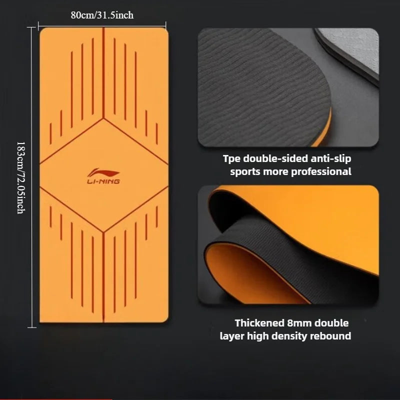 Soundproof Thick Anti Slip Yoga Mat 72x31inch