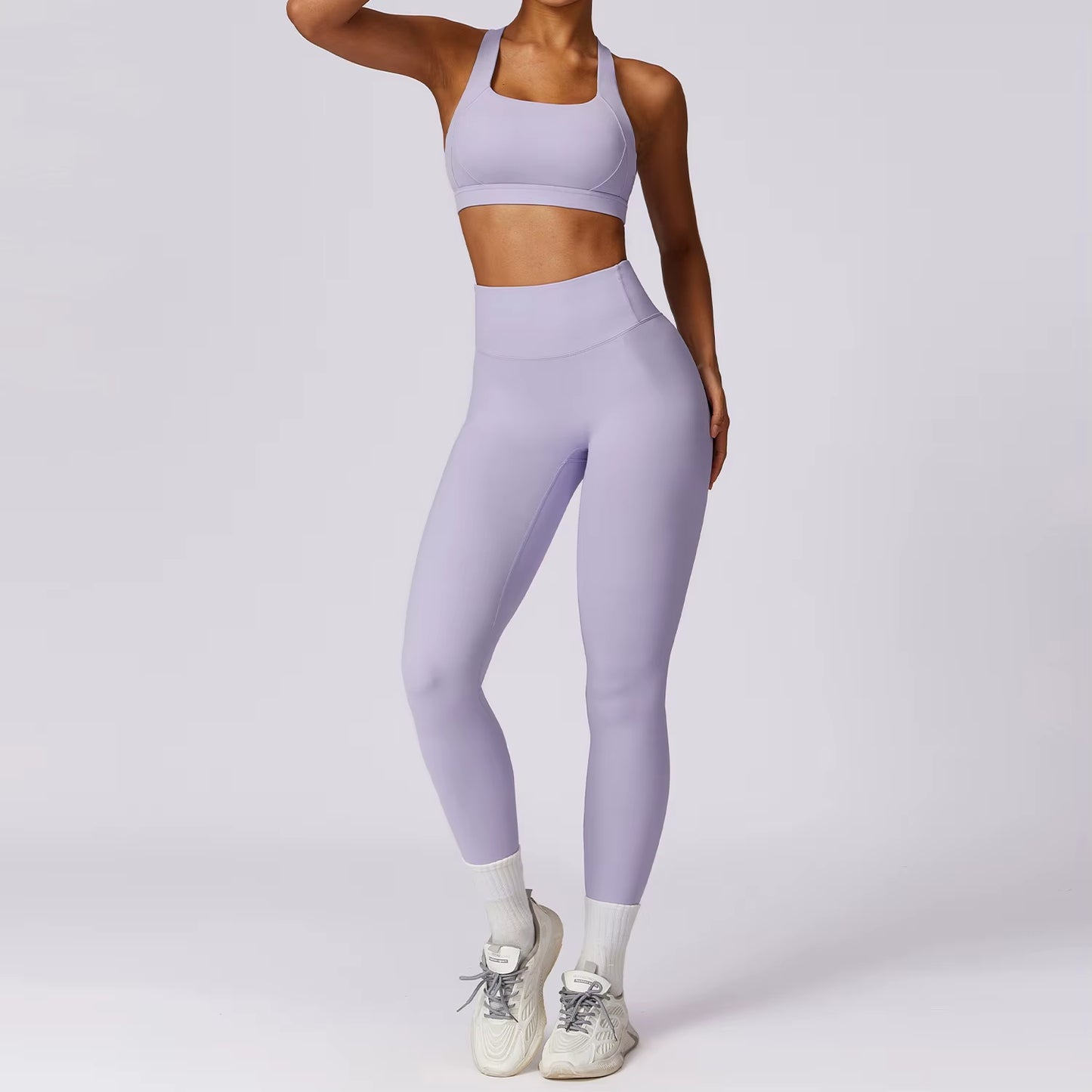 2Pcs Sports Suit Women Fitness Tracksuit Workout Suit Female Sportswear Quick-Drying Yoga Clothing Gym Yoga Set Women